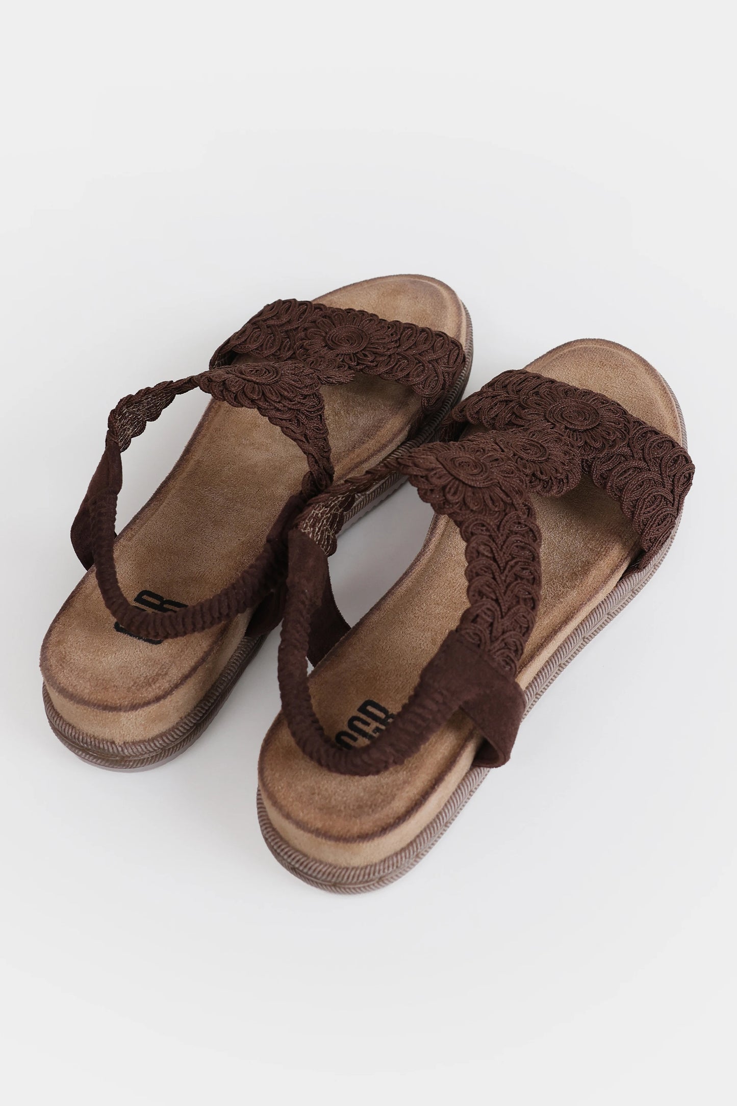 Crochet Wedge Sandals - Cougar Clothing