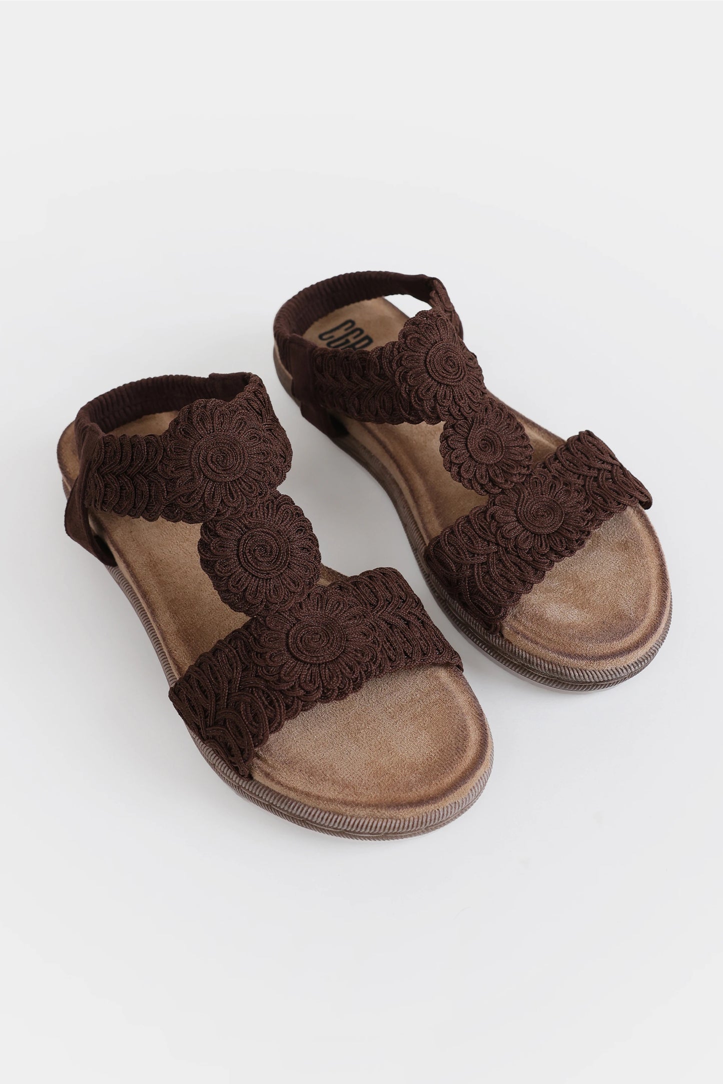 Crochet Wedge Sandals - Cougar Clothing
