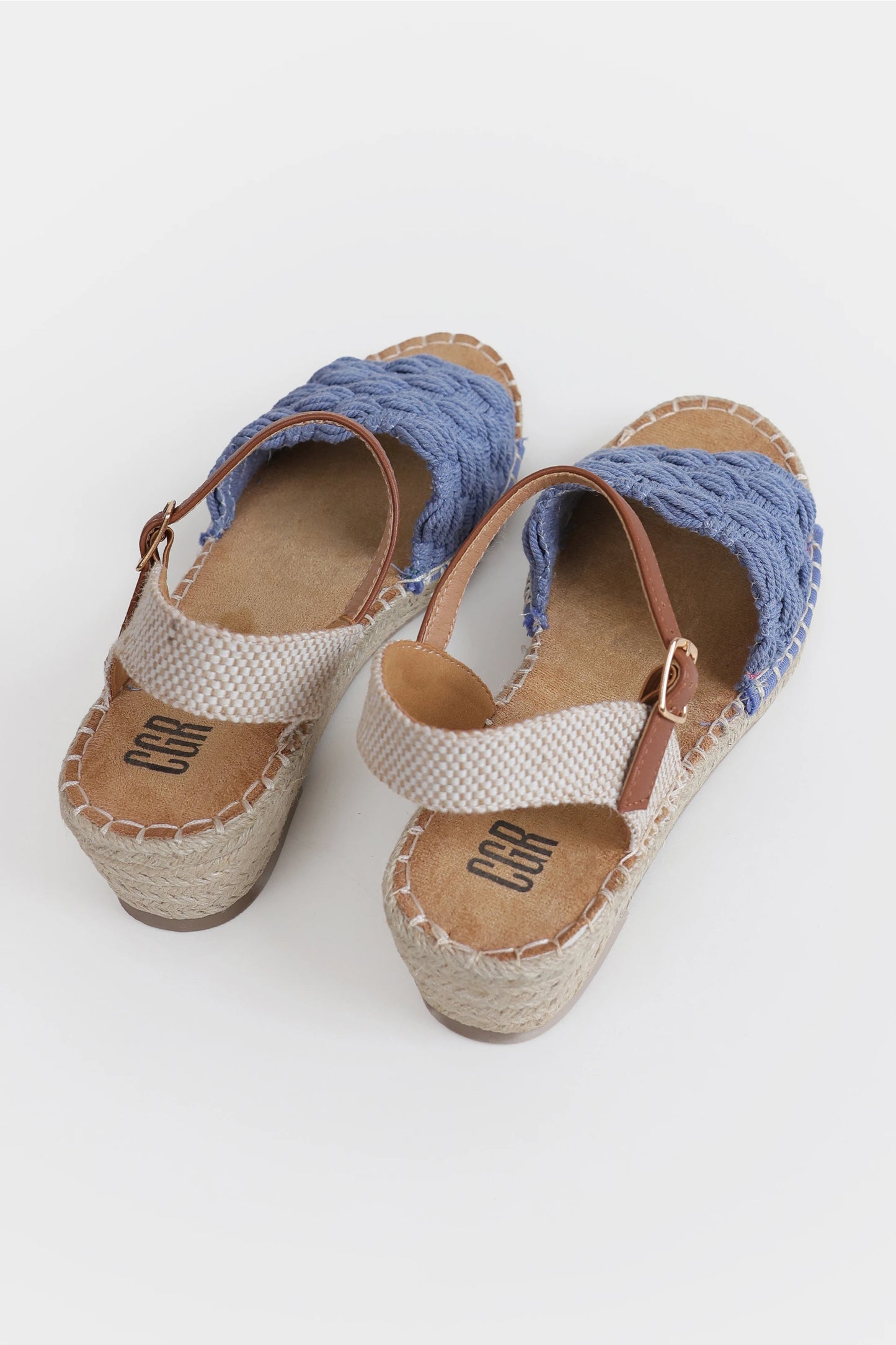Woven Wedge Sandals - Cougar Clothing