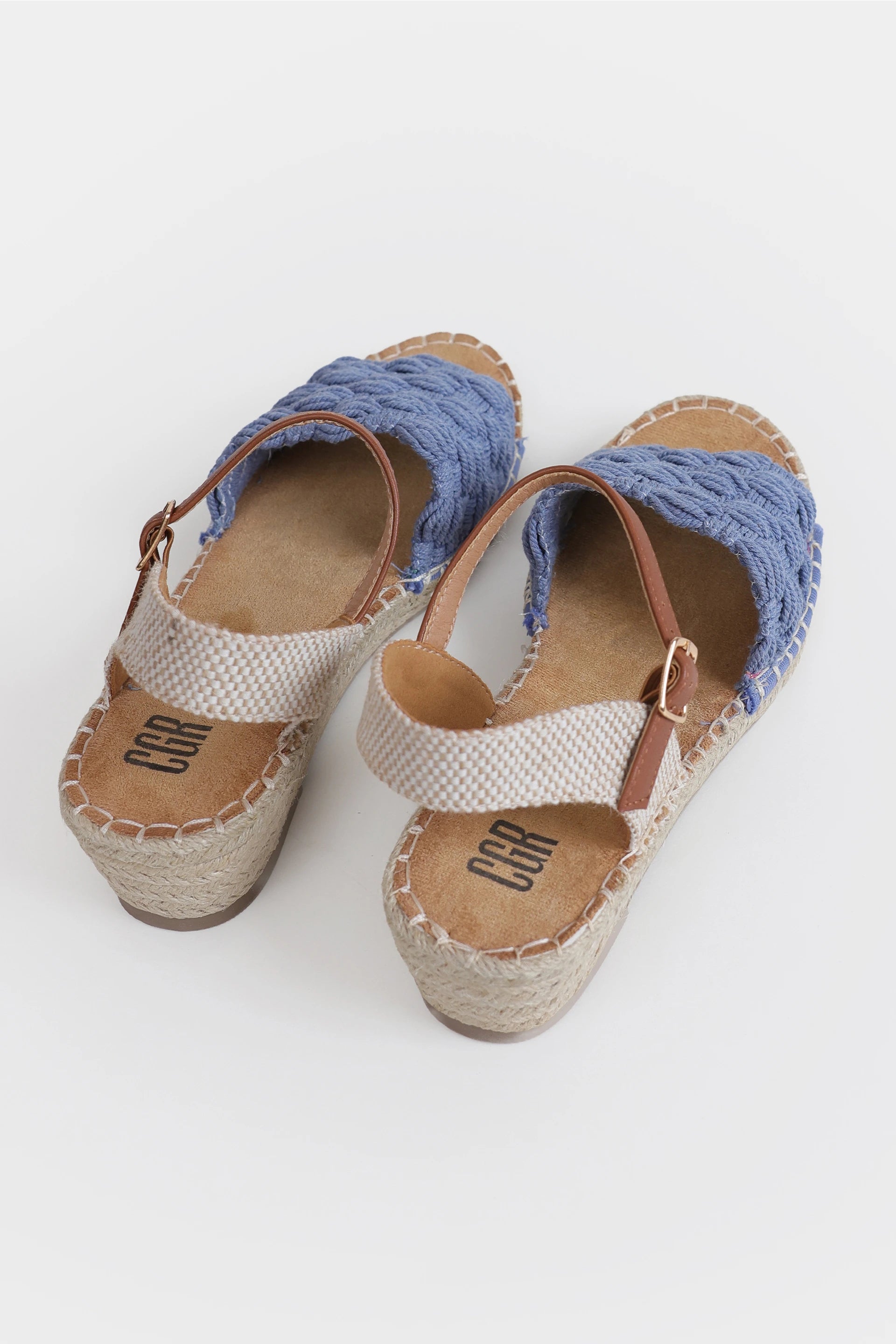 Woven Wedge Sandals - Cougar Clothing