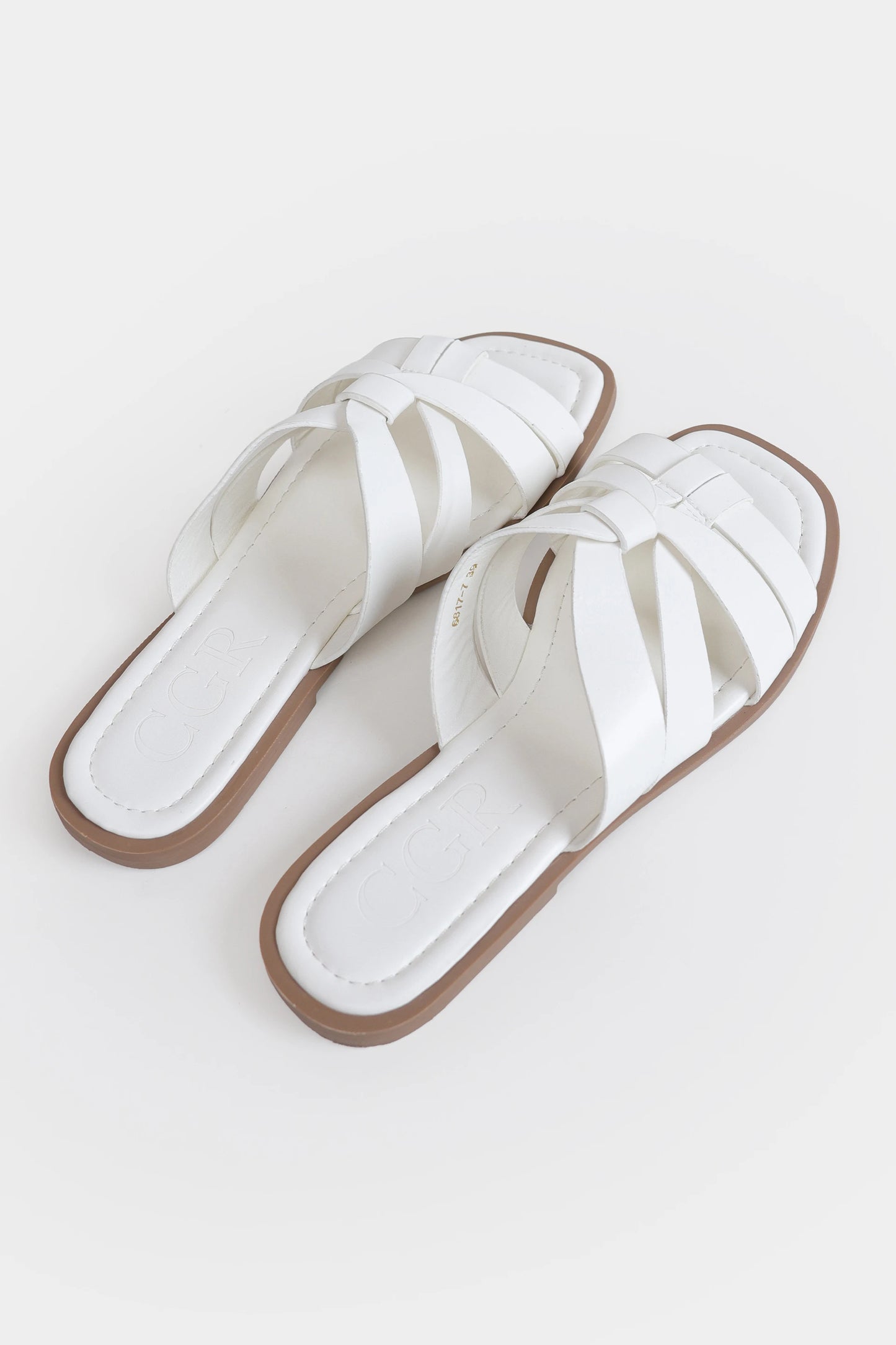 Cross Strap Comfort Slides - Cougar Clothing