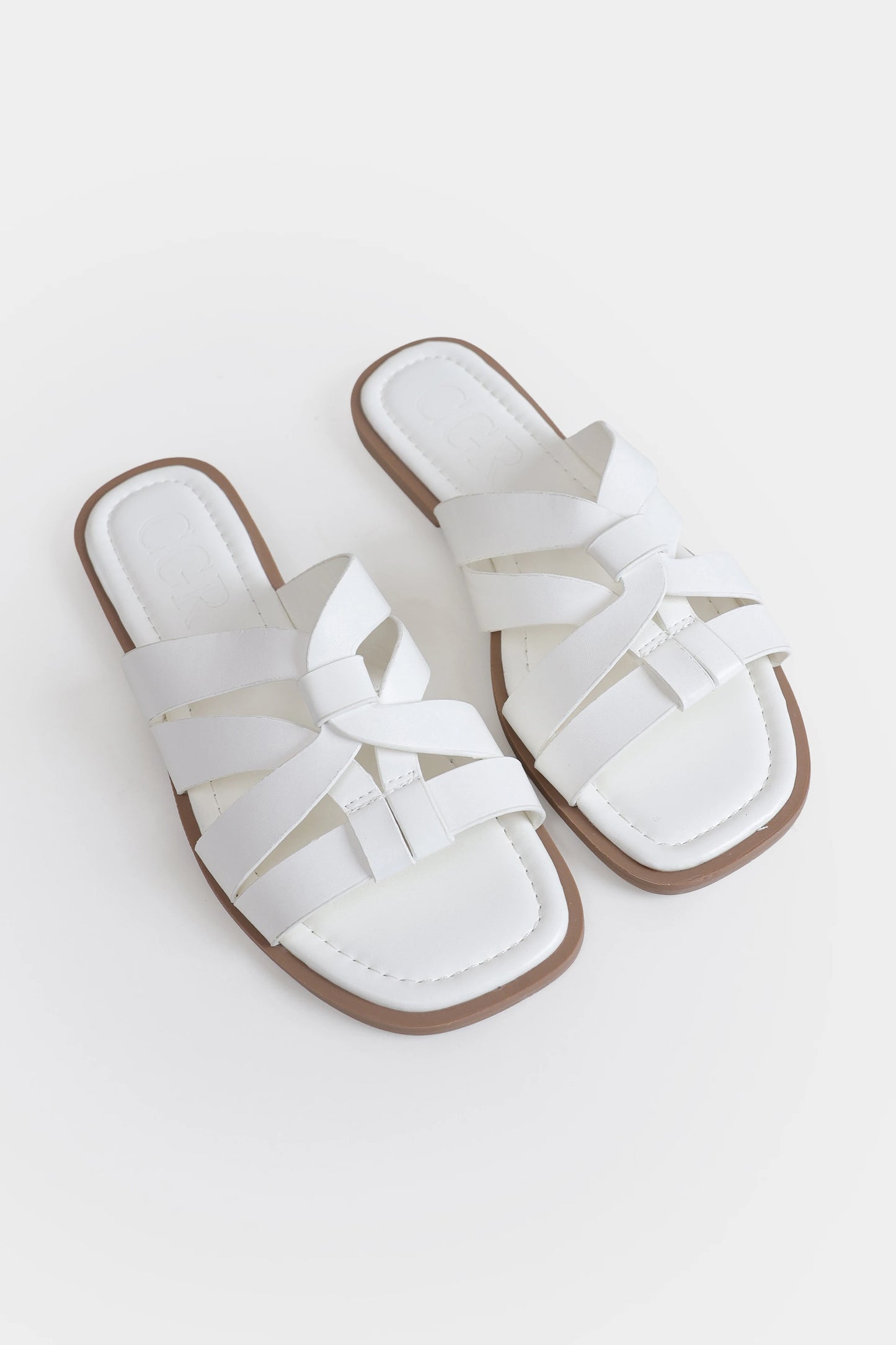 Cross Strap Comfort Slides - Cougar Clothing