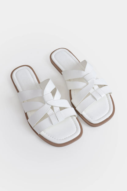 Cross Strap Comfort Slides - Cougar Clothing