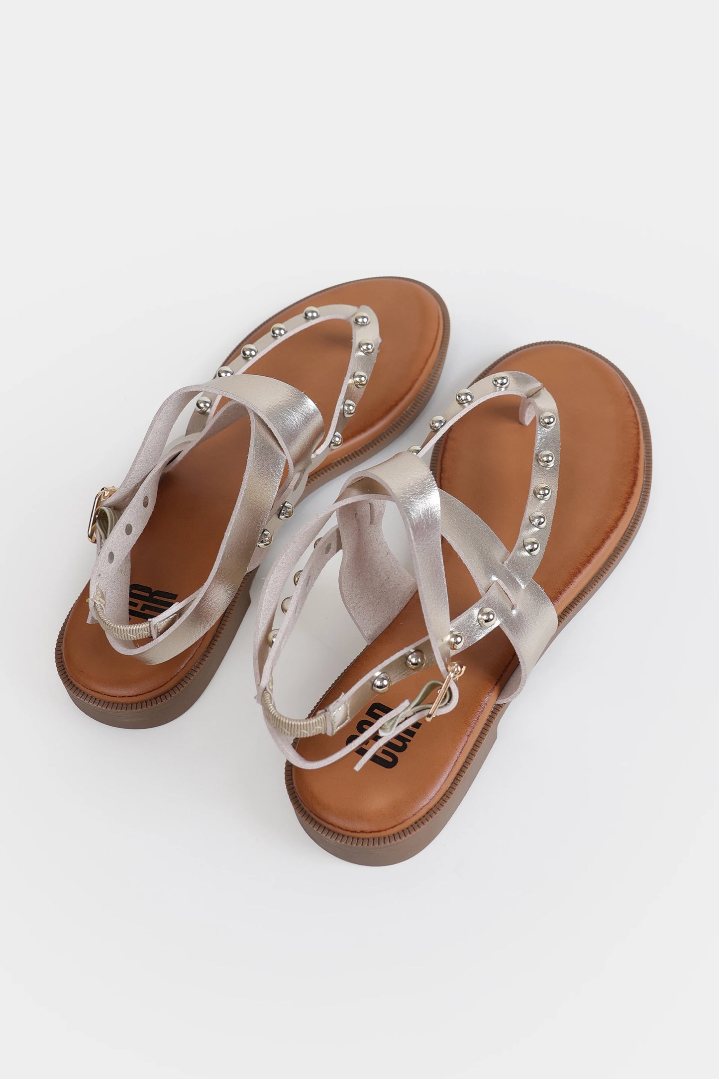 Studded Toe-Post Sandals - Cougar Clothing