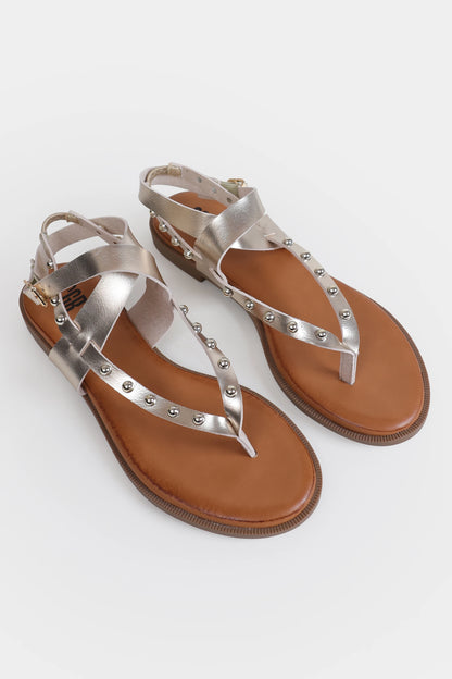 Studded Toe-Post Sandals - Cougar Clothing