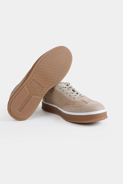 Low-Top Suede Sneakers - Cougar Clothing