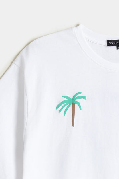 Relaxed Graphic T-Shirt - Cougar Clothing