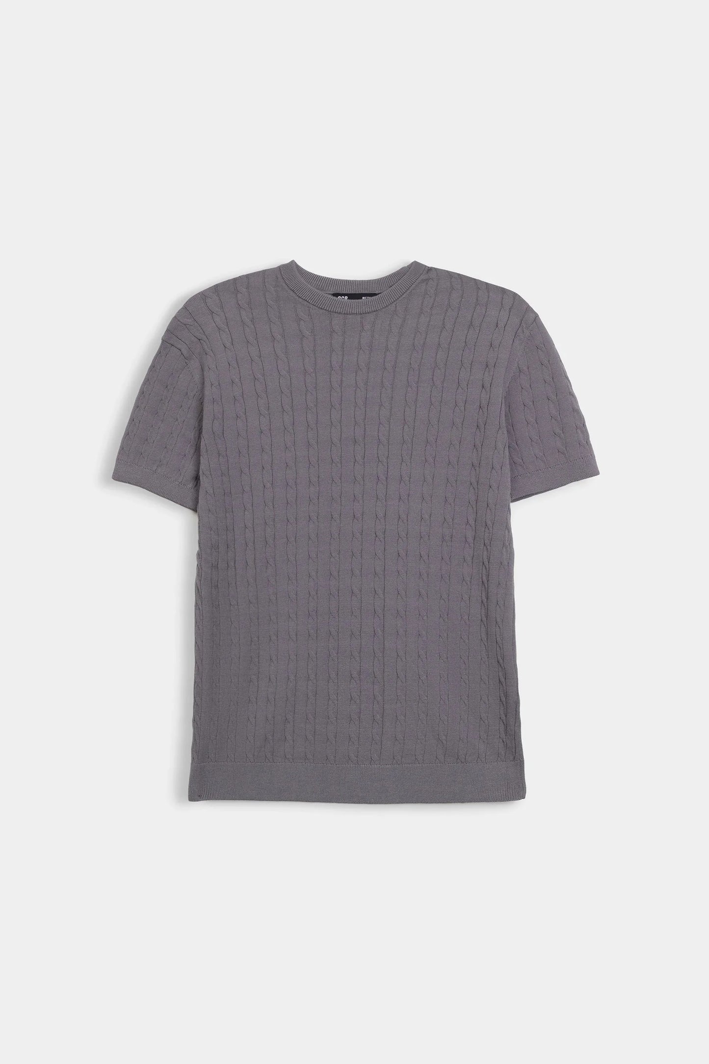 Cable Knit T-Shirt - Cougar Clothing