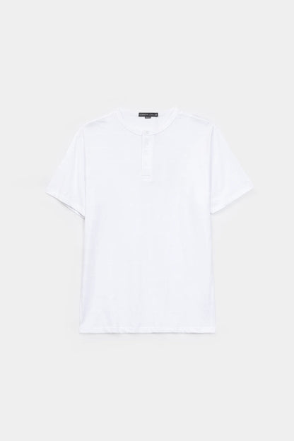 Jacquard Jersey Henley - Cougar Clothing