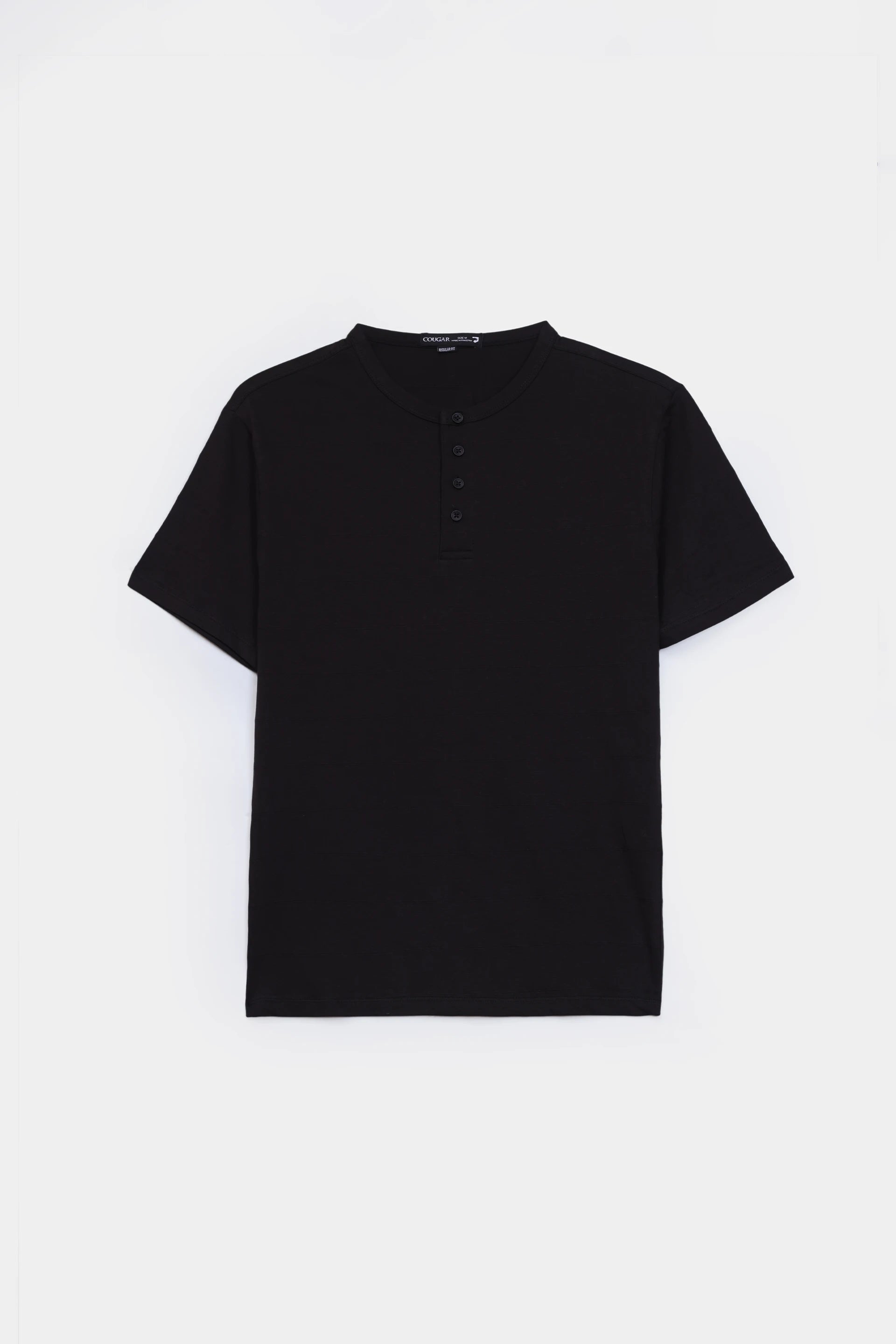 Jacquard Jersey Henley - Cougar Clothing