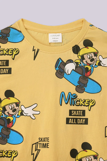 All-Over Printed T-Shirt - Cougar Clothing