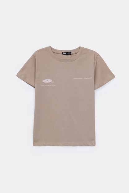 Text Printed T-Shirt - Cougar Clothing