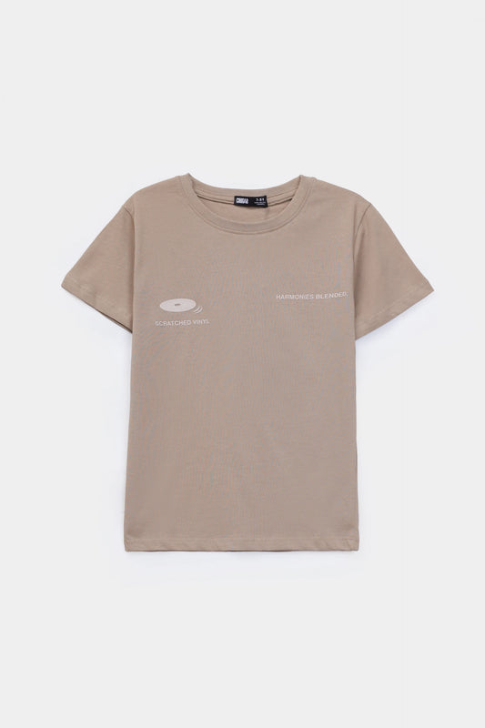 Text Printed T-Shirt - Cougar Clothing