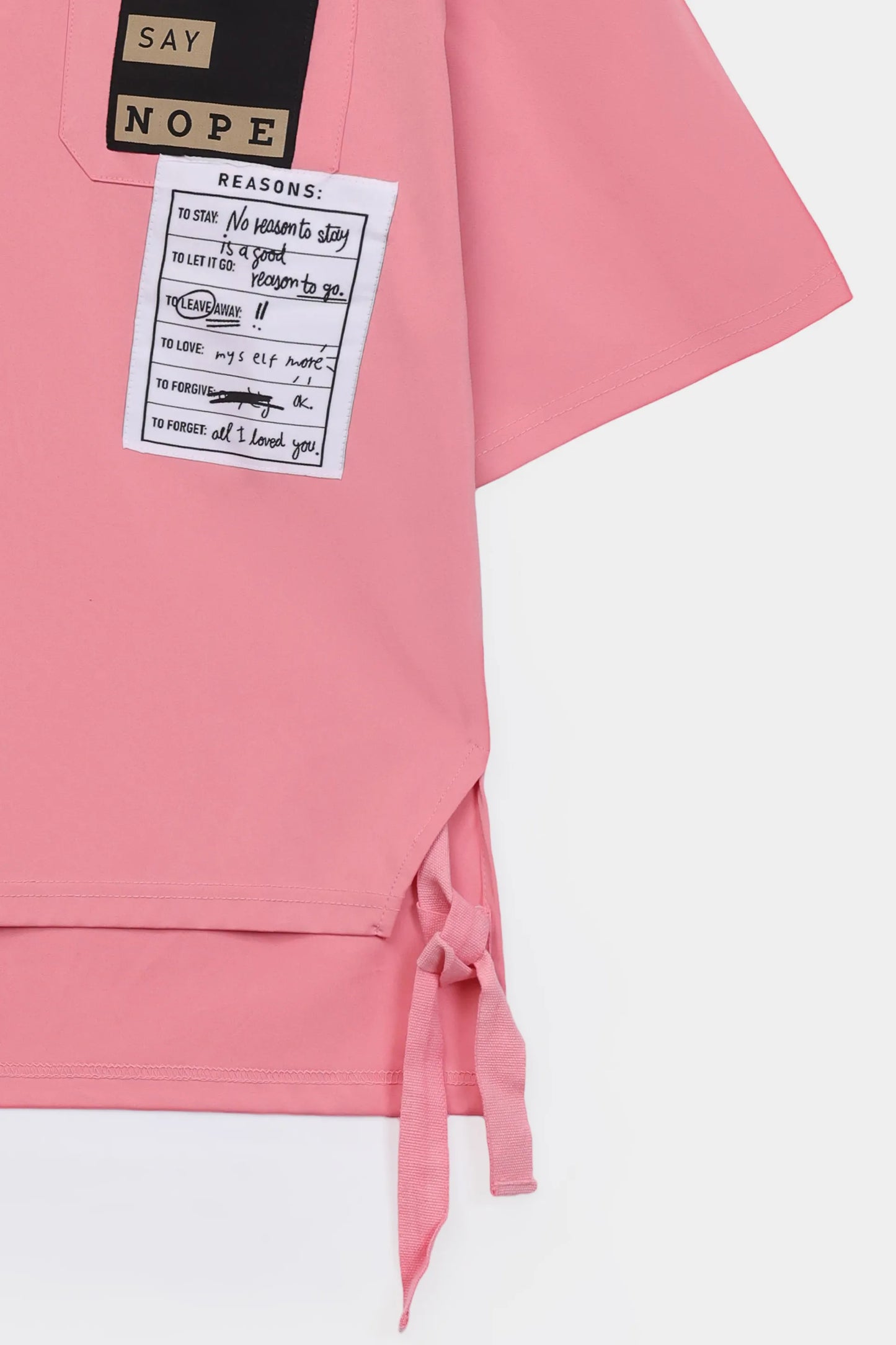 T-Shirt With Side Knots - Cougar Clothing