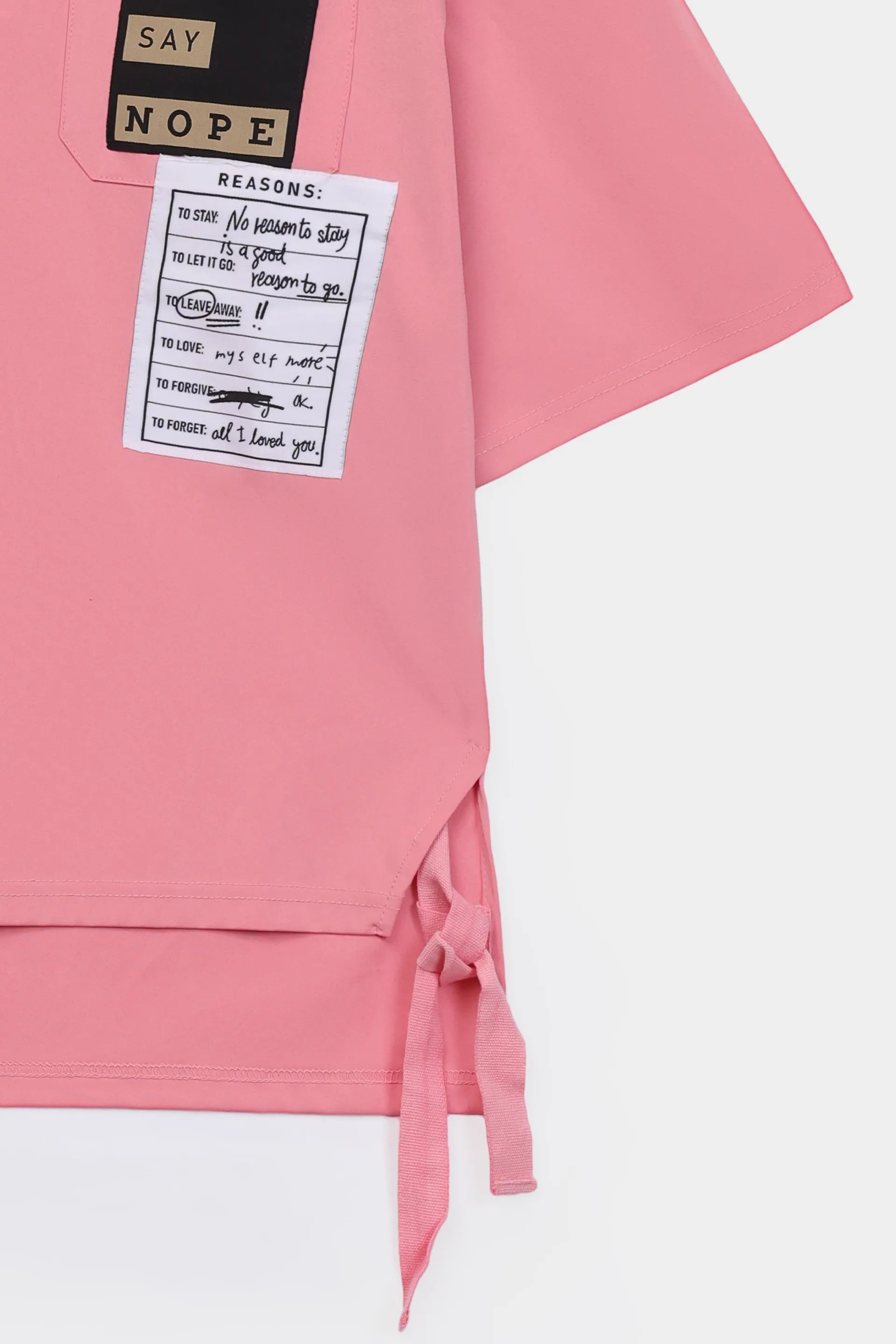 T-Shirt With Side Knots - Cougar Clothing