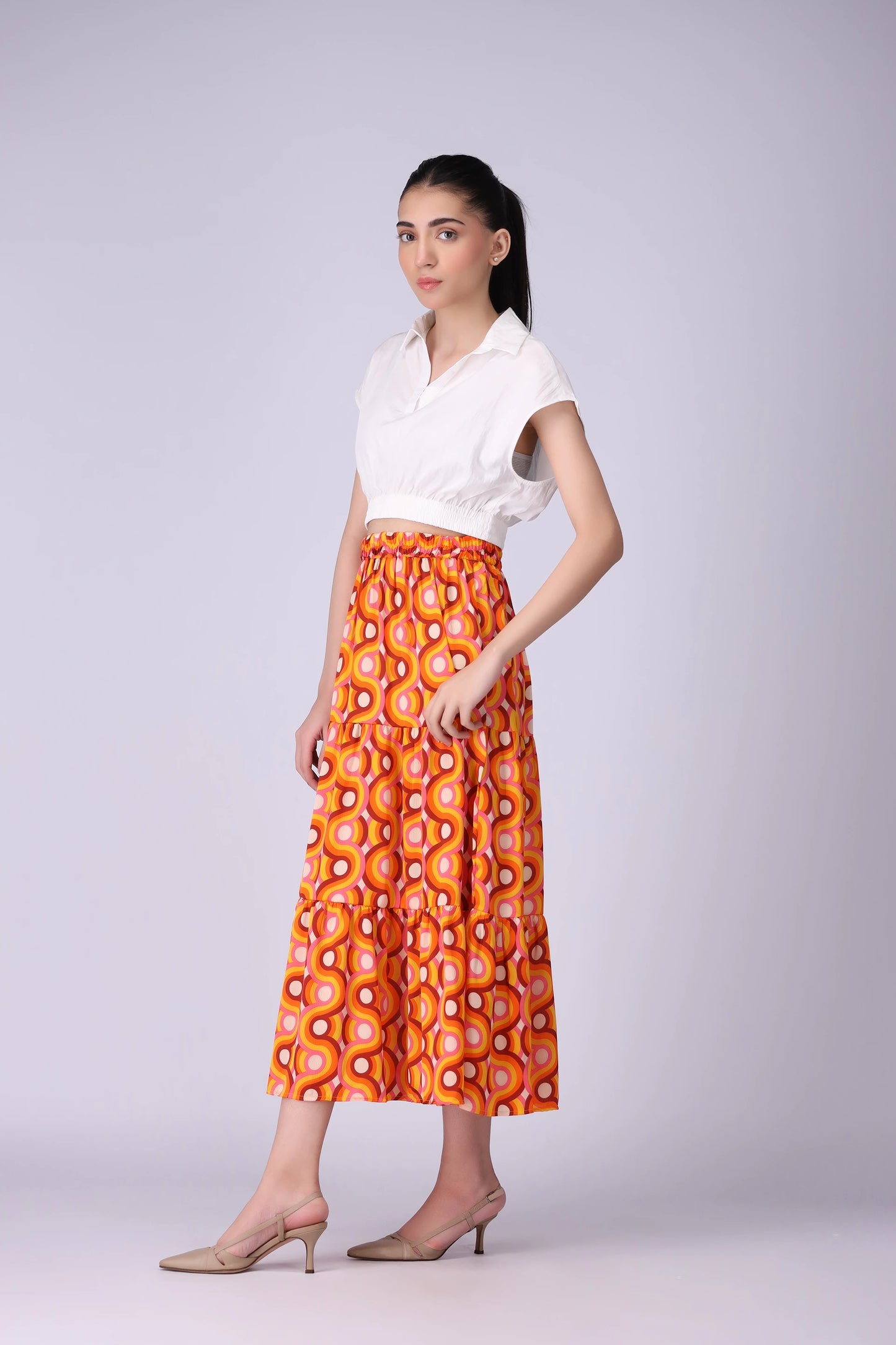 Cropped Ribbed Top - Cougar Clothing