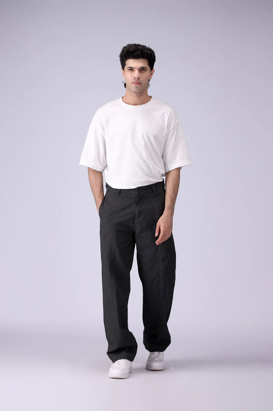 Straight Fit Pleated Trousers - Cougar Clothing
