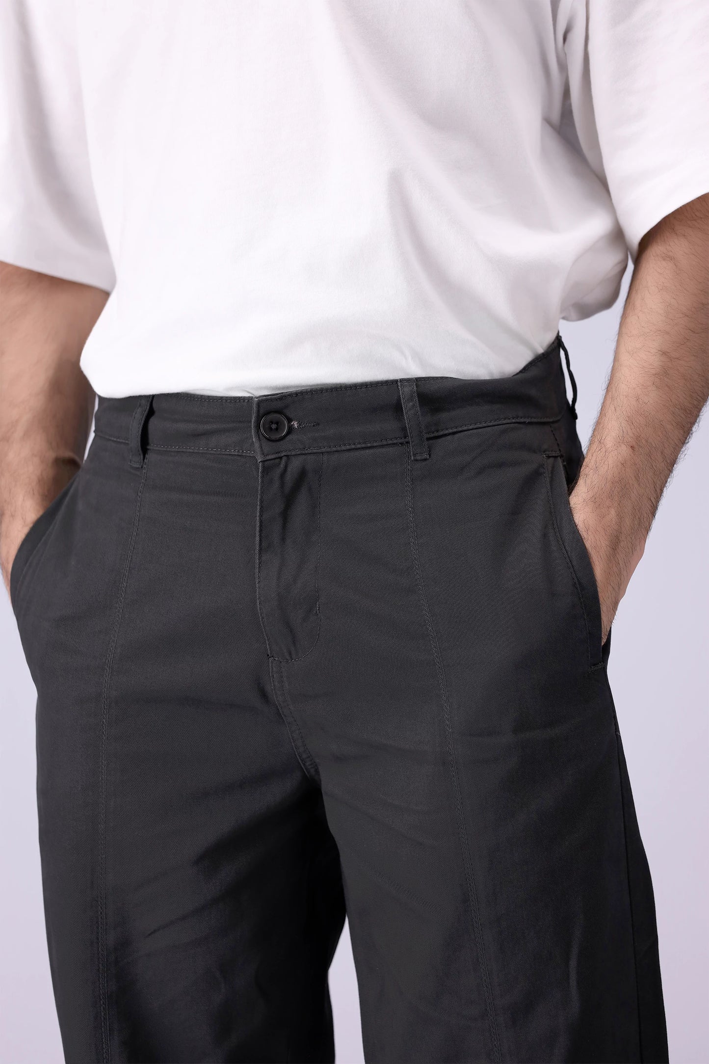 Straight Fit Pleated Trousers - Cougar Clothing