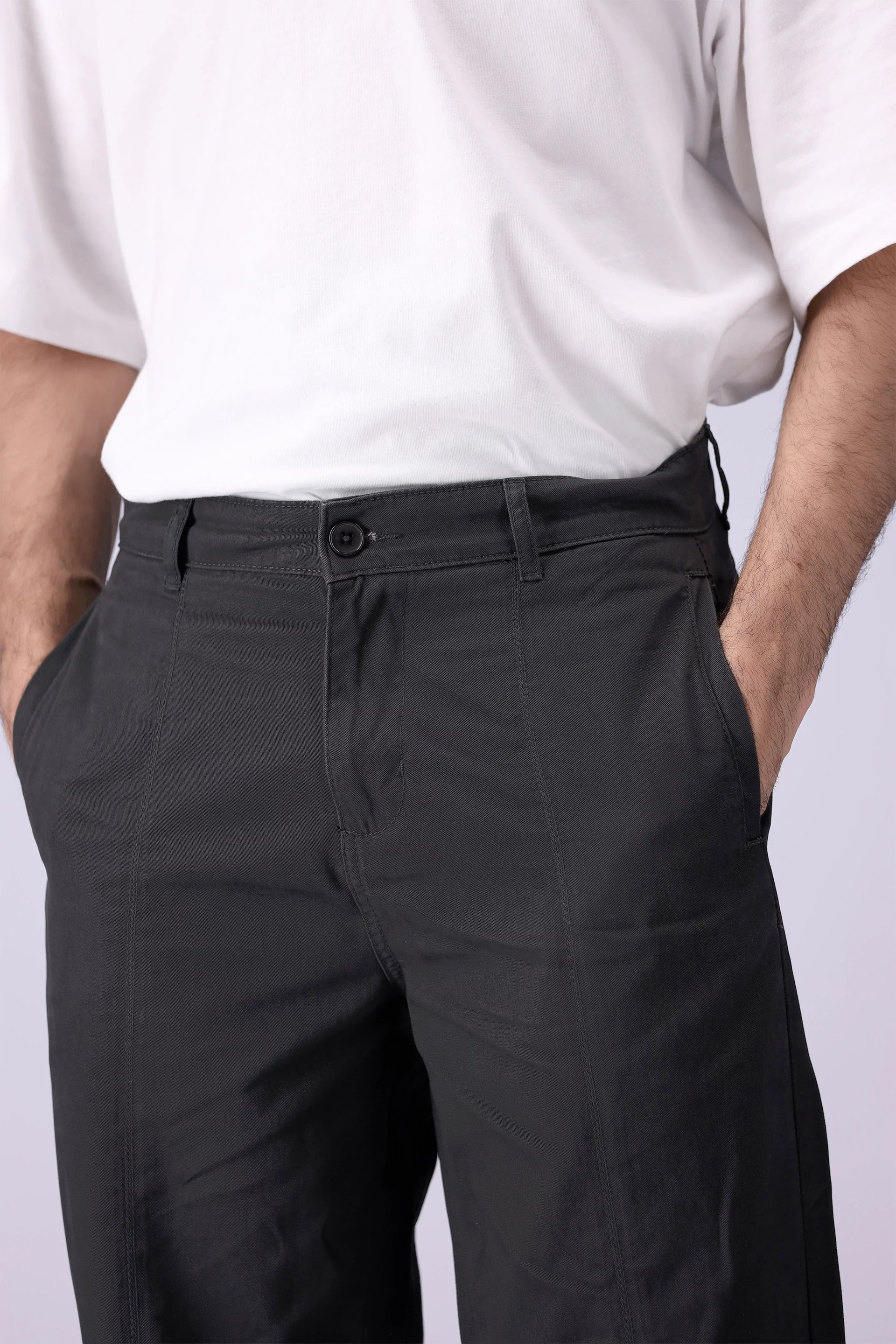 Straight Fit Pleated Trousers - Cougar Clothing