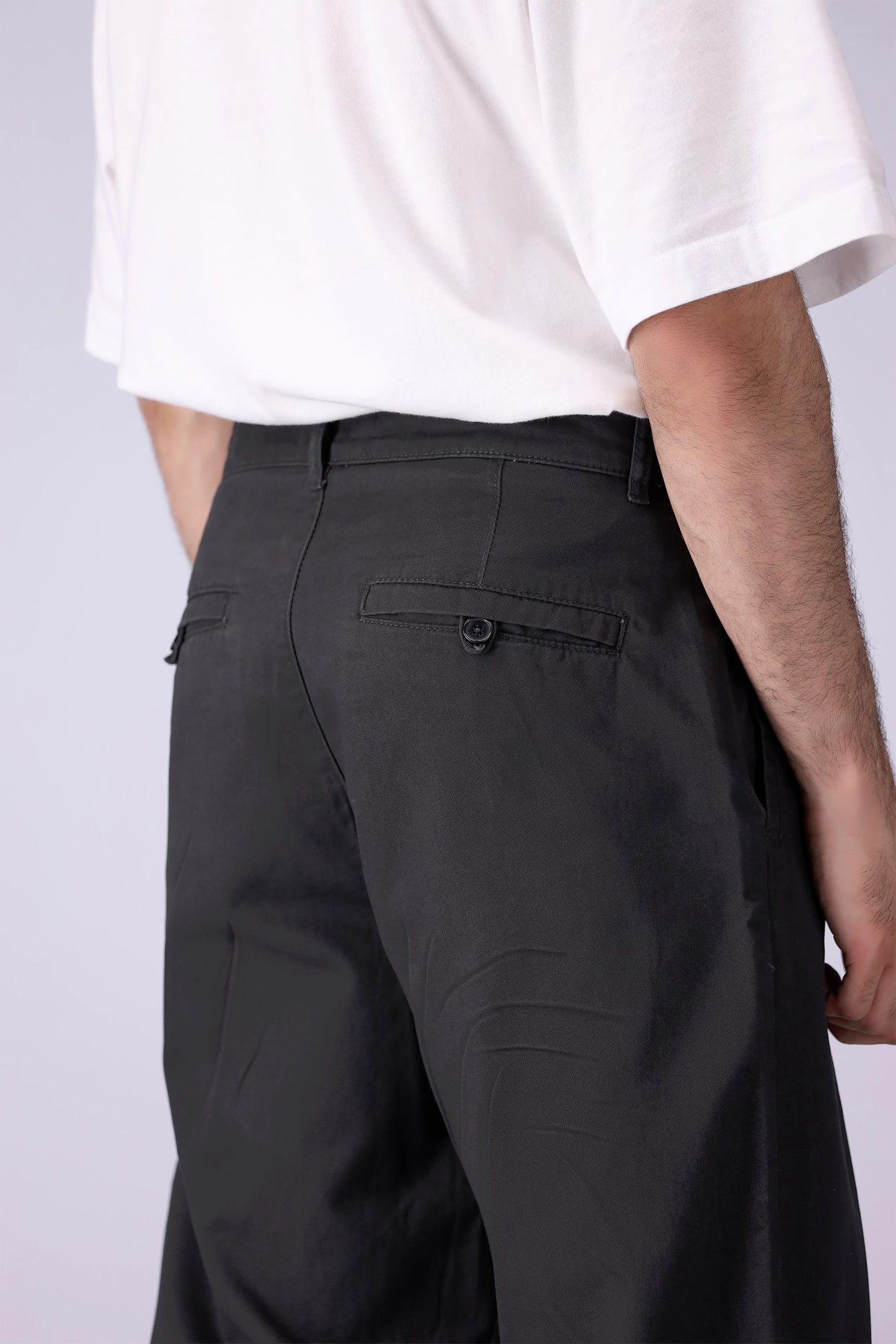 Straight Fit Pleated Trousers - Cougar Clothing