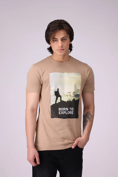 Regular Fit Printed T-Shirt - Cougar Clothing