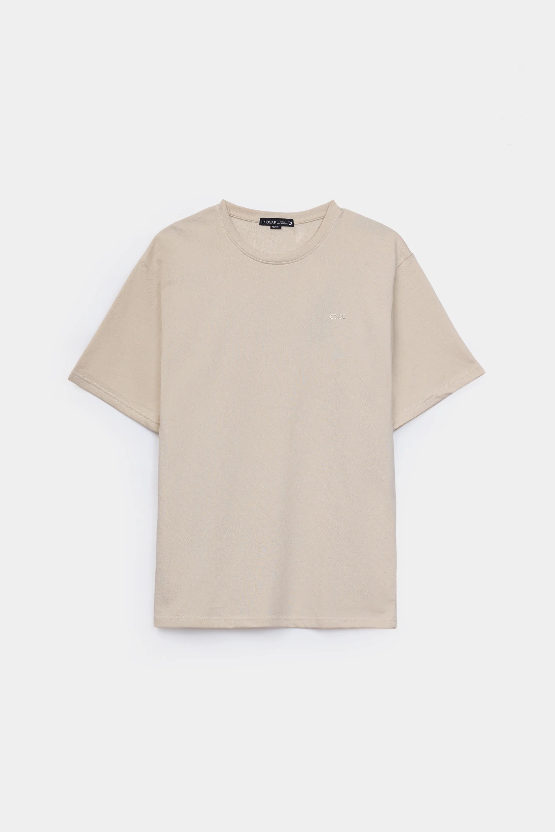 Relaxed Fit Terry T-Shirt - Cougar Clothing