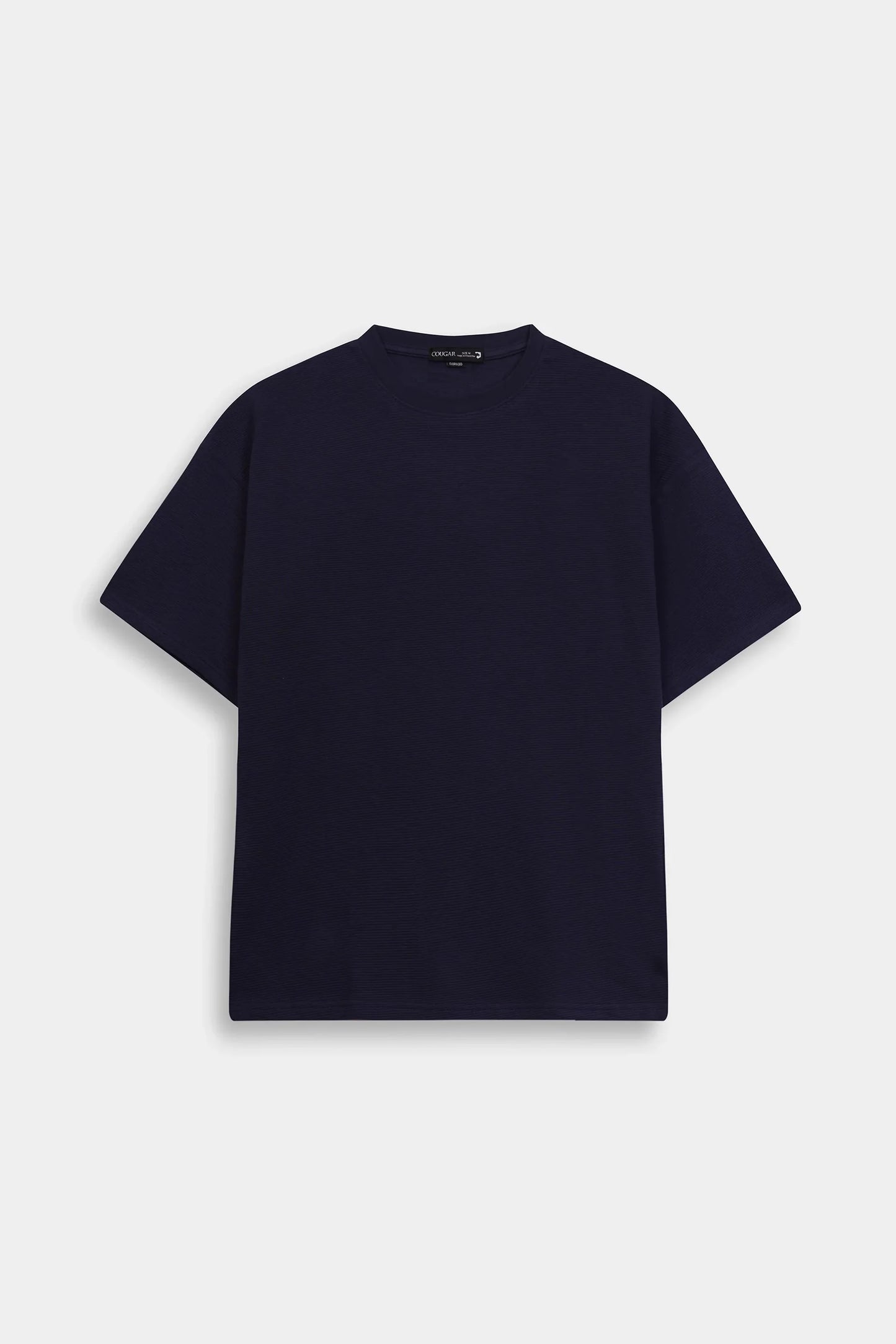Ottoman-Knit Oversized T-Shirt - Cougar Clothing