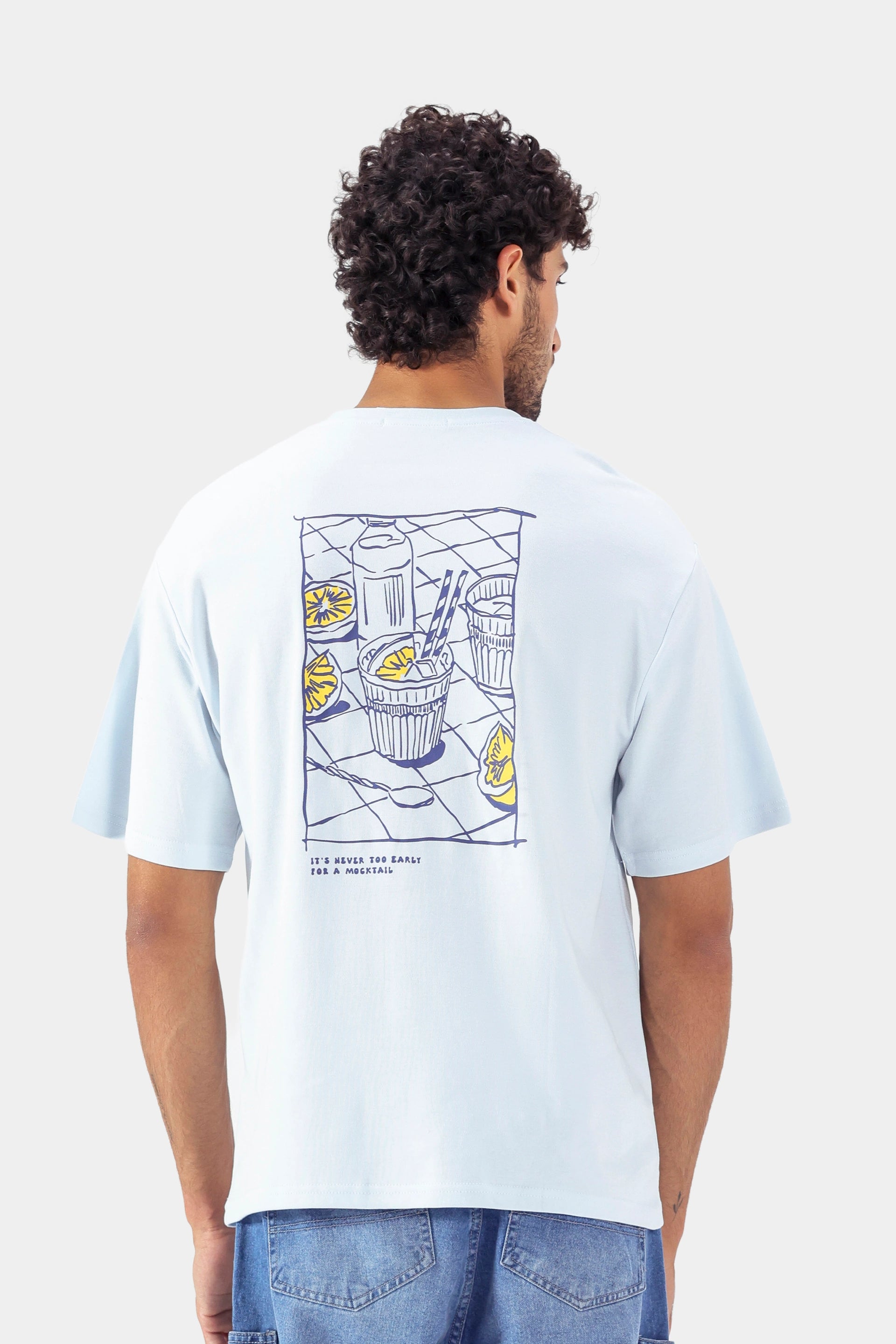 Mocktail Back Printed T-Shirt - Cougar Clothing