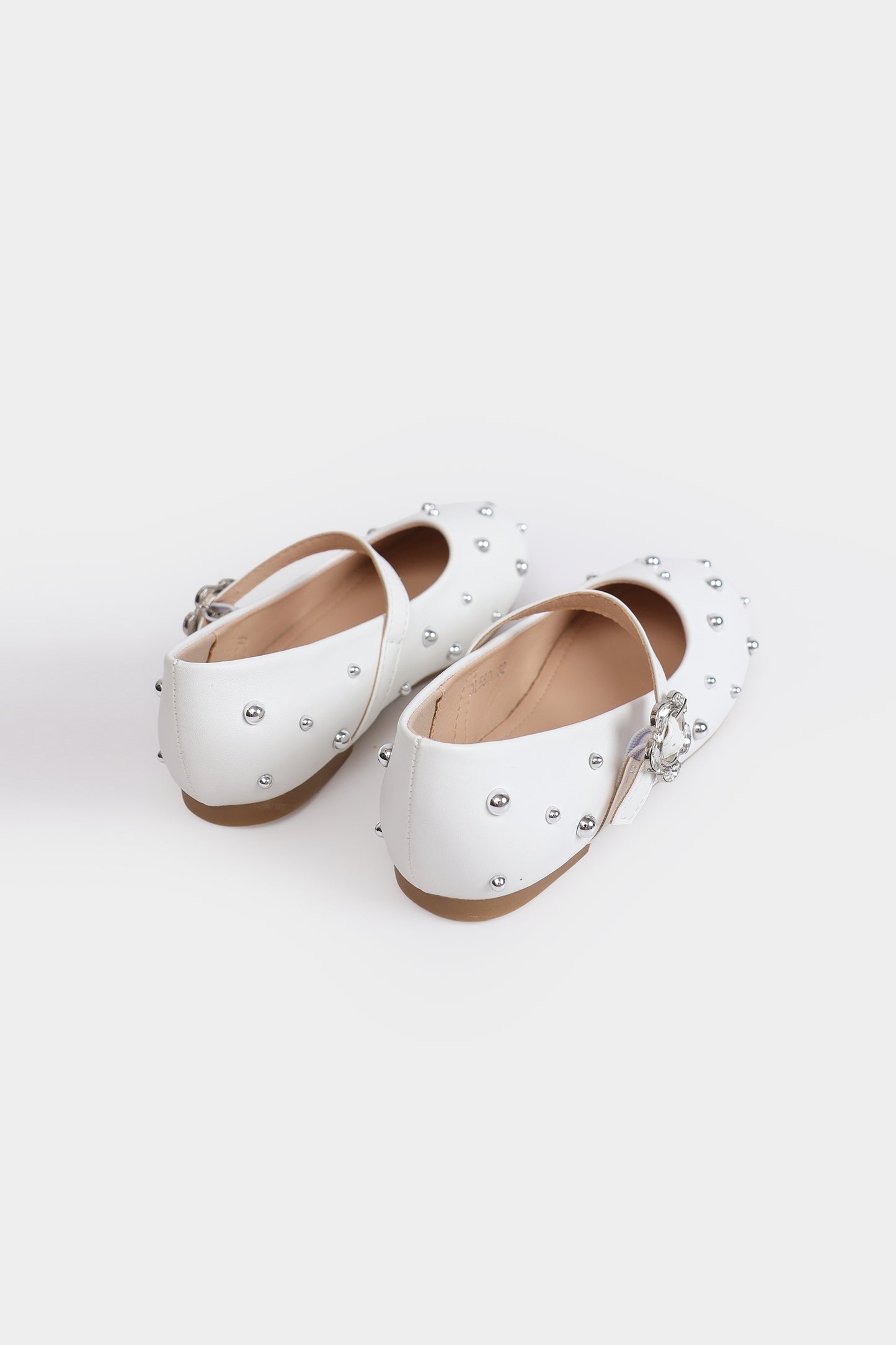 Studded Ballet Flats - Cougar Clothing