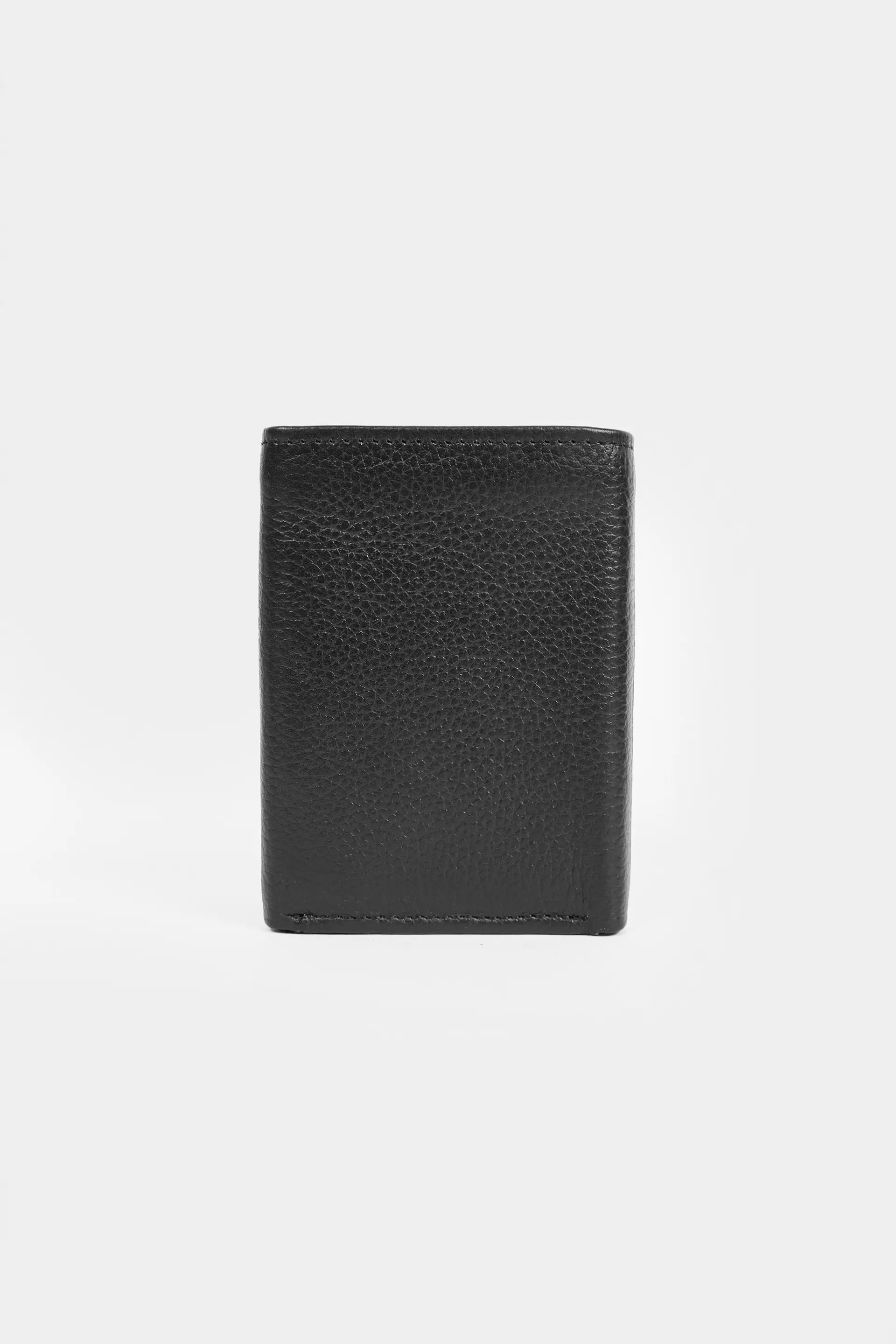 Leather Wallet With Press Stud - Cougar Clothing