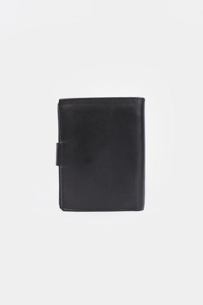 Leather Wallet With Snap Closure - Cougar Clothing
