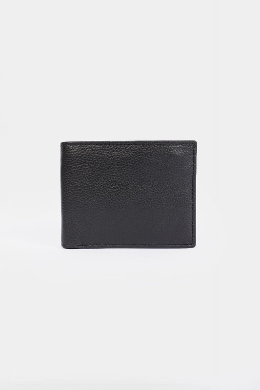 Textured Leather Wallet - Cougar Clothing
