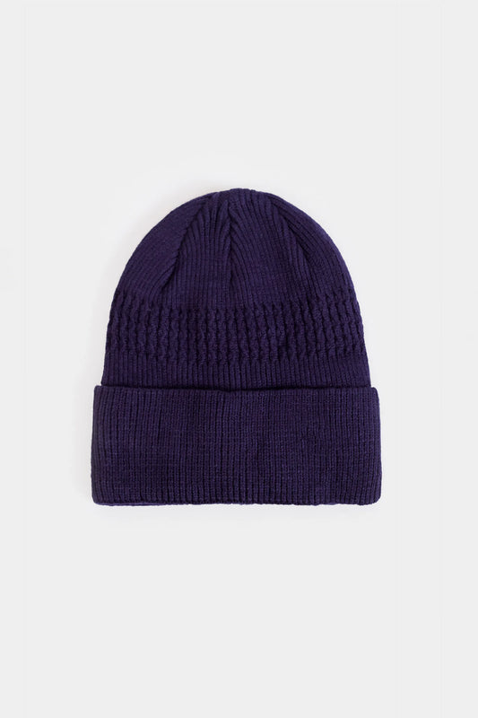 Cable Knit Beanie - Cougar Clothing
