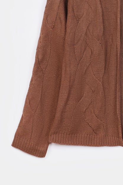 Hooded Front Open Cardigan - Cougar Clothing