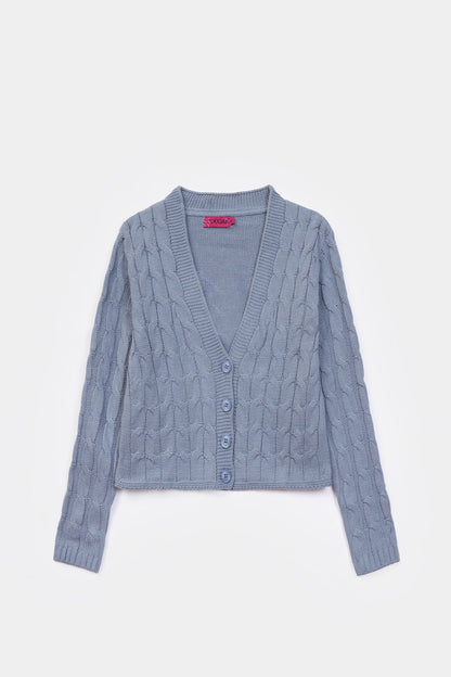 Cable Knit Cardigan - Cougar Clothing