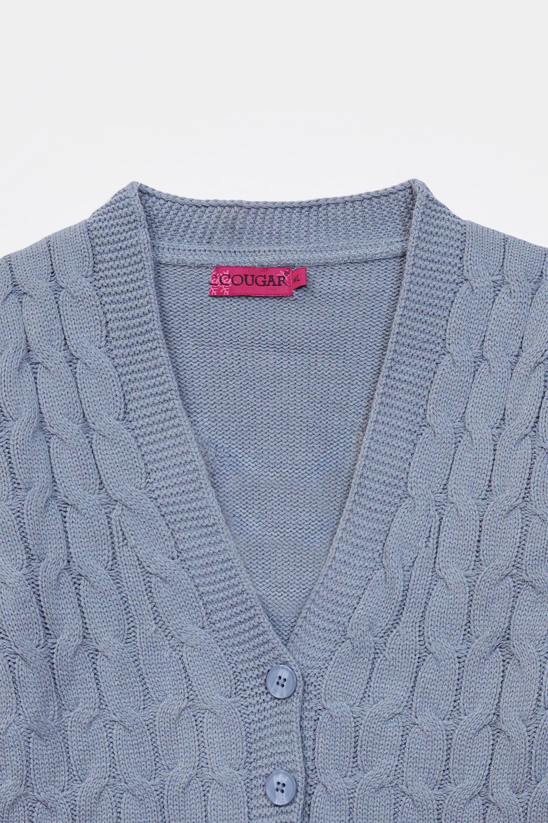 Cable Knit Cardigan - Cougar Clothing