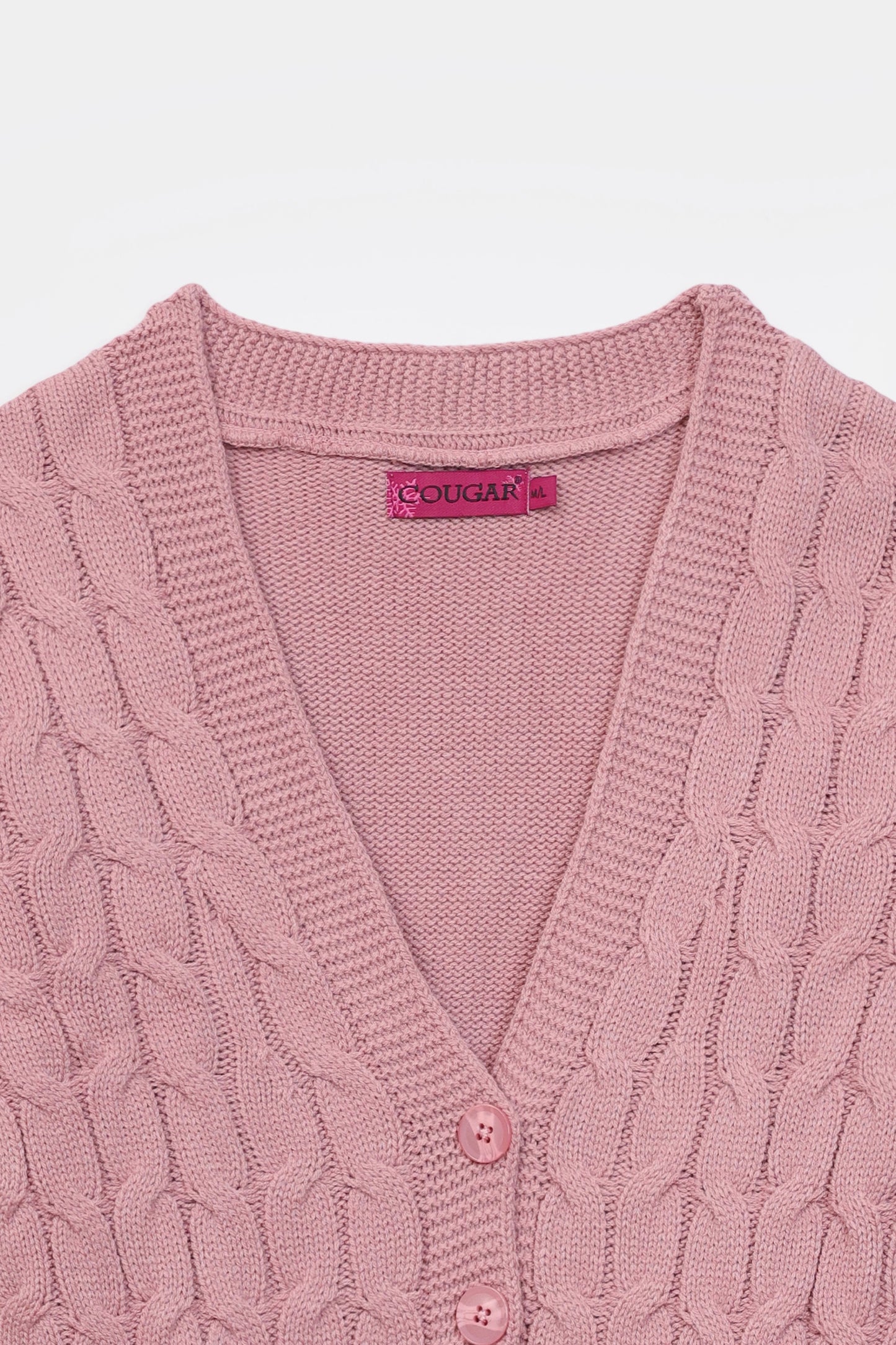 Cable Knit Cardigan - Cougar Clothing