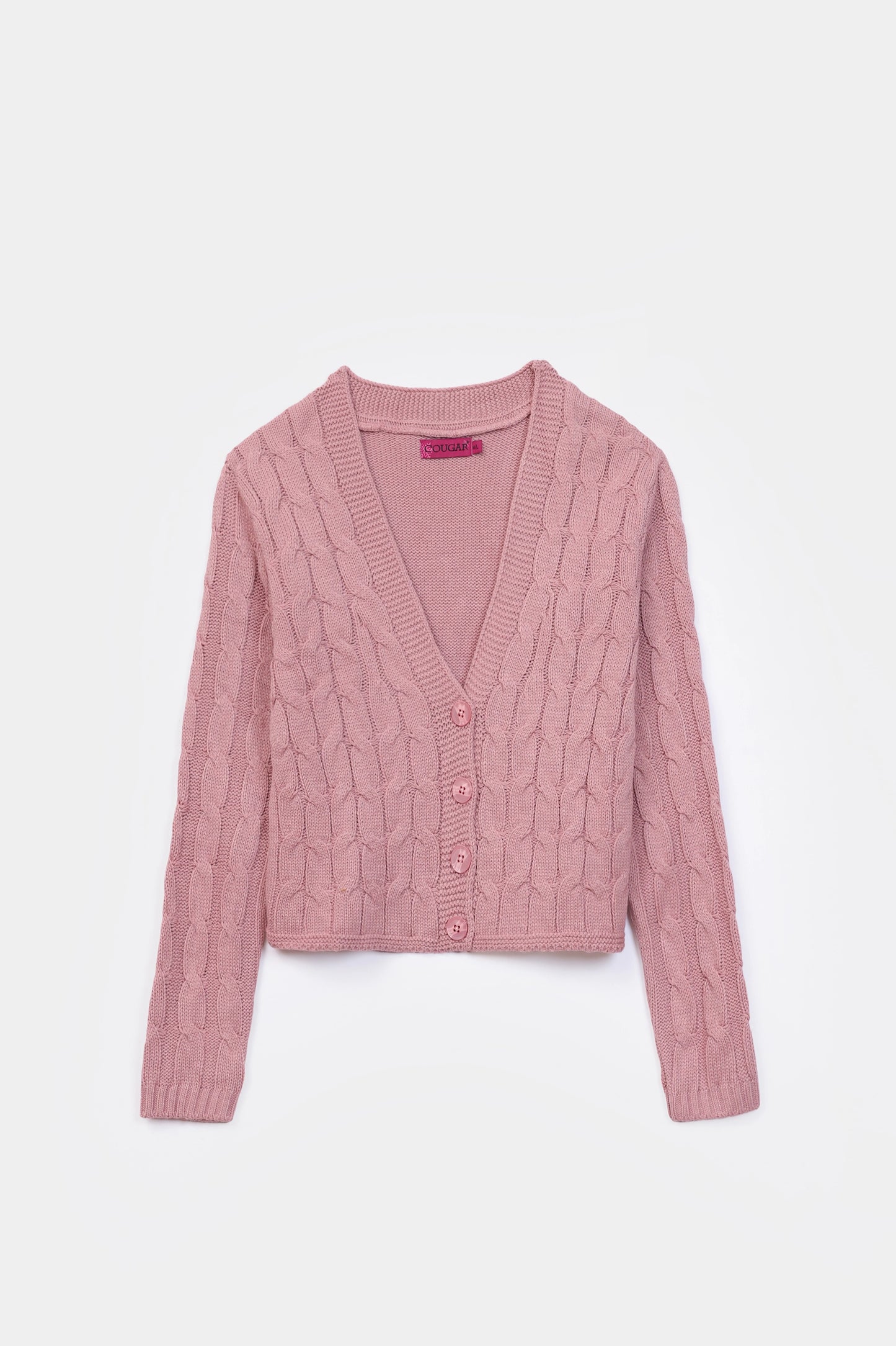 Cable Knit Cardigan - Cougar Clothing