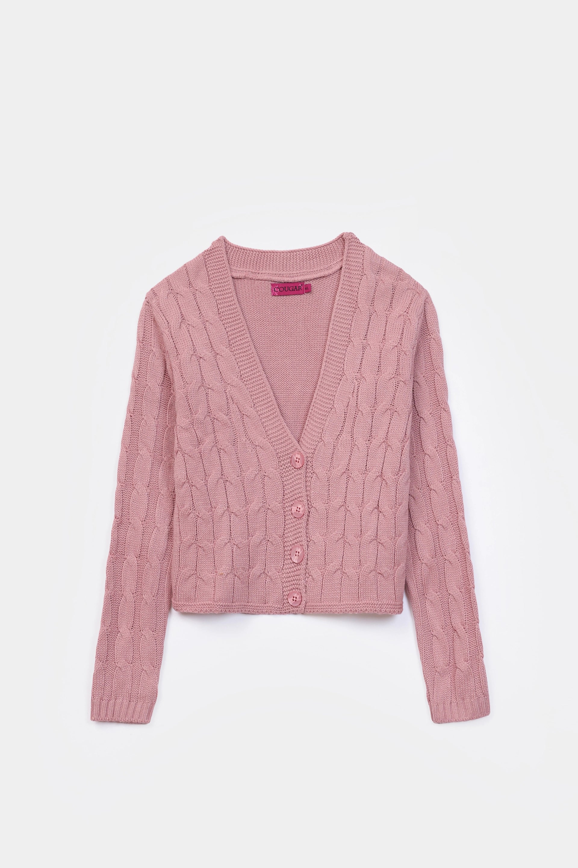 Cable Knit Cardigan - Cougar Clothing