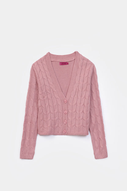 Cable Knit Cardigan - Cougar Clothing