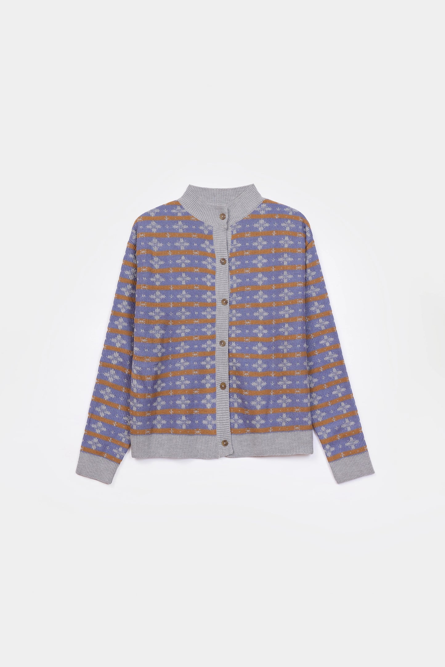 Jacquard Knit Cardigan - Cougar Clothing