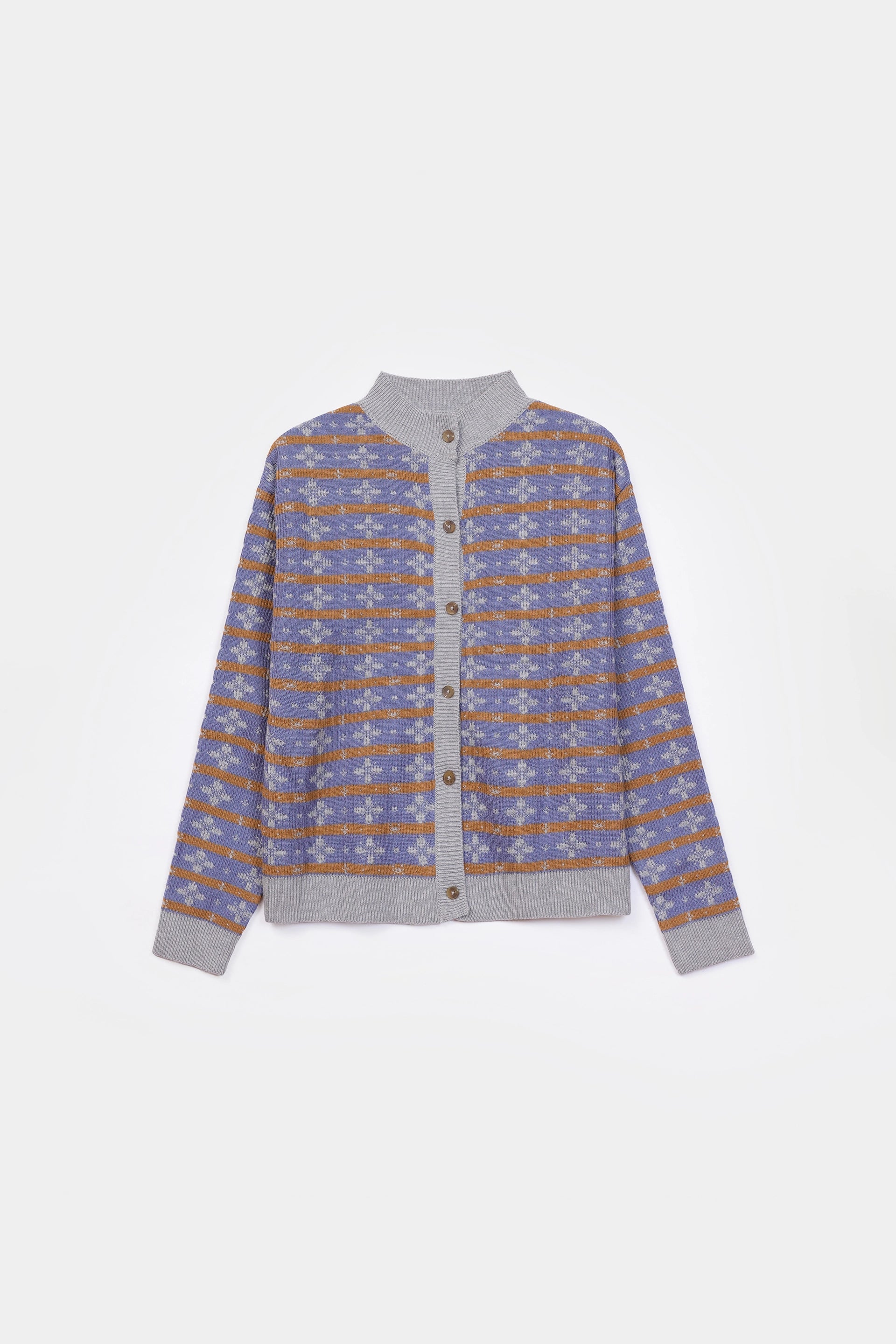 Jacquard Knit Cardigan - Cougar Clothing