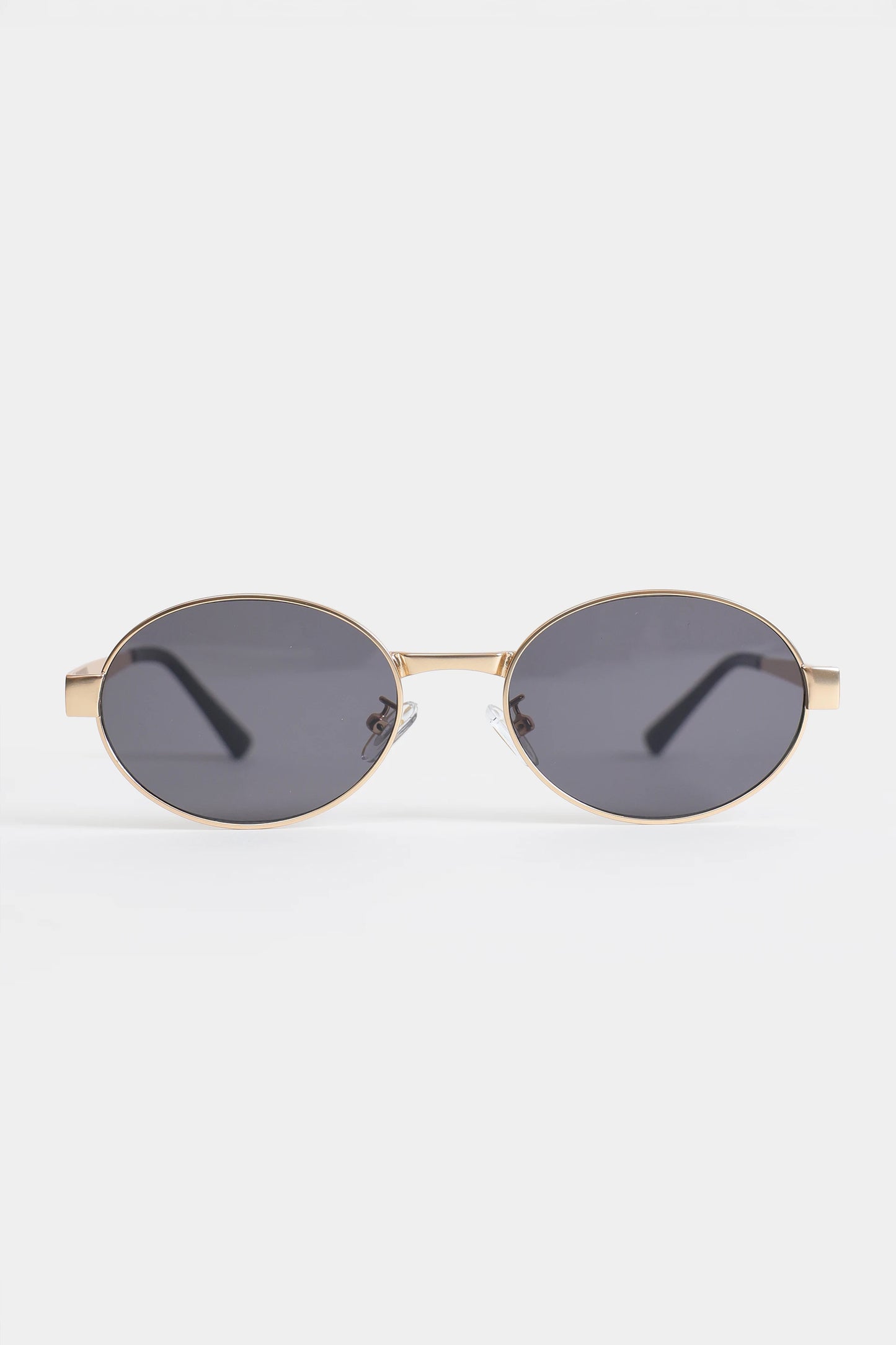 Oval Sunglasses With Metal Frame - Cougar Clothing