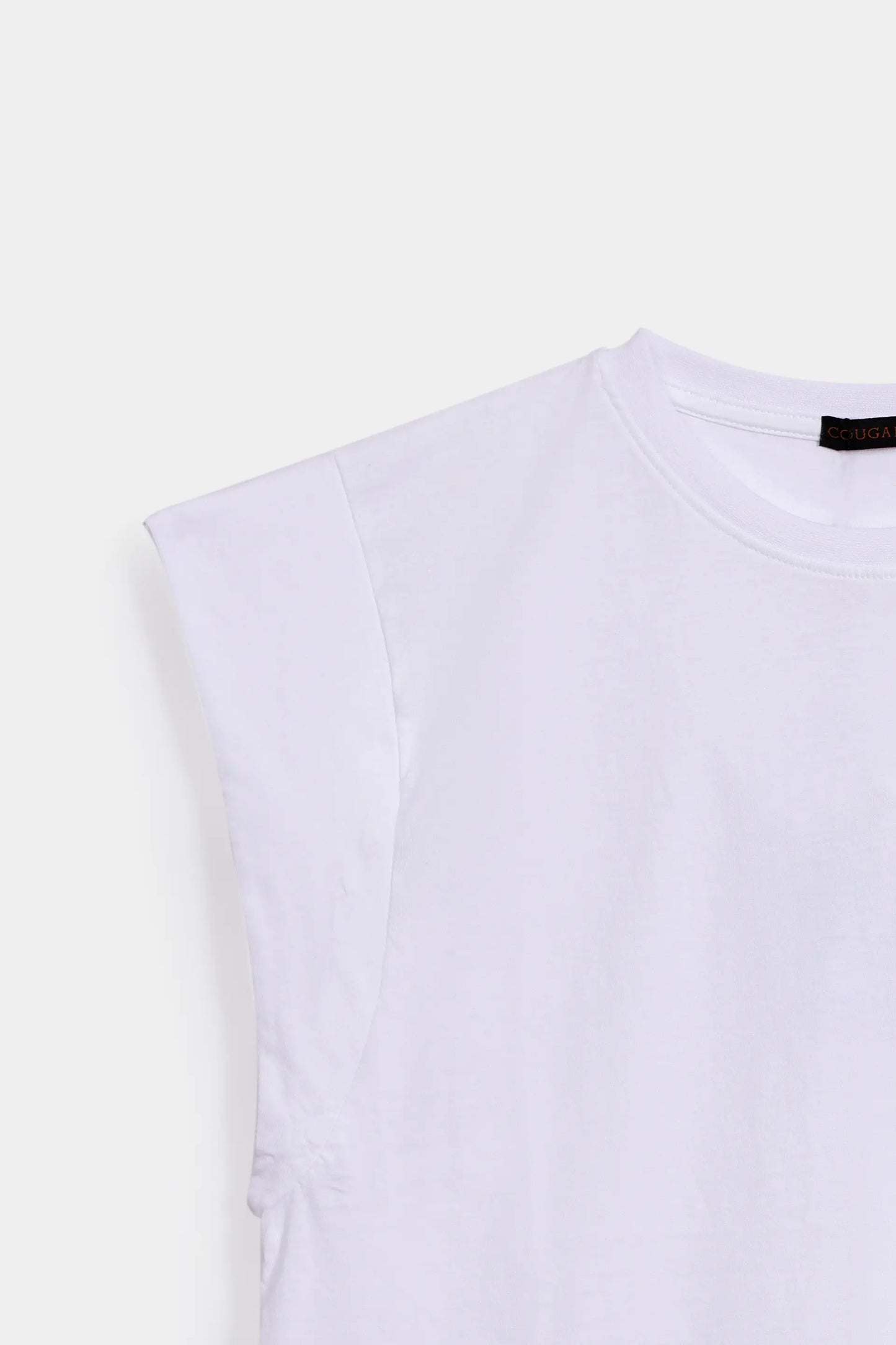 Embroidered Sleeveless T-Shirt - Cougar Clothing