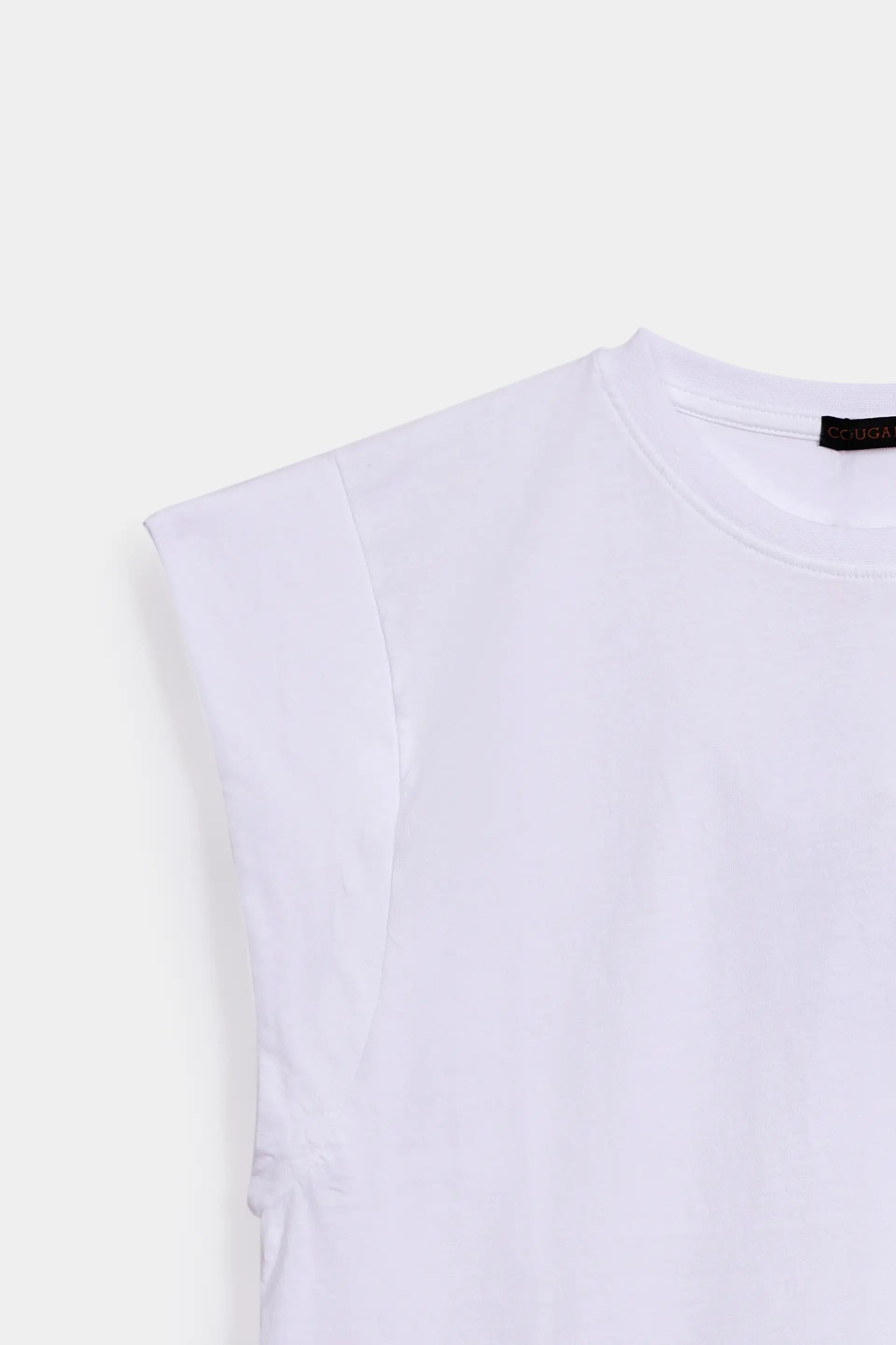 Embroidered Sleeveless T-Shirt - Cougar Clothing