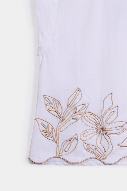 Embroidered Sleeveless T-Shirt - Cougar Clothing