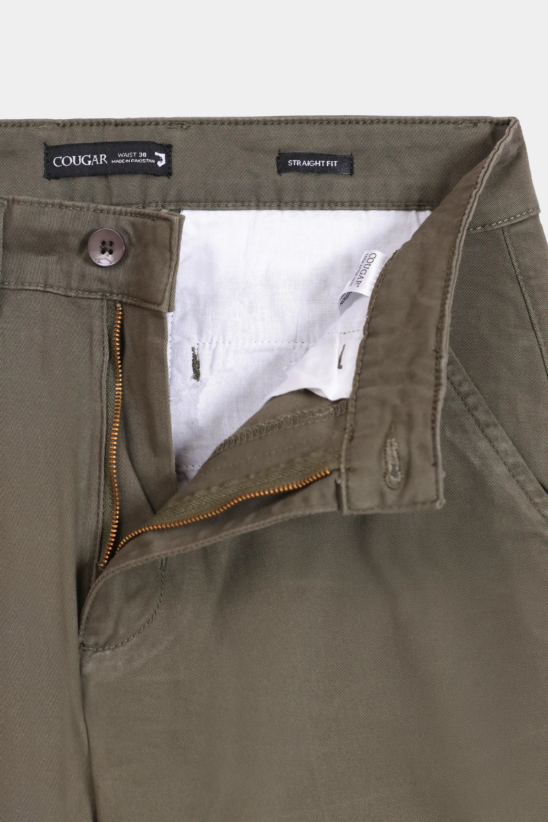 Straight Fit Chino Pants - Cougar Clothing