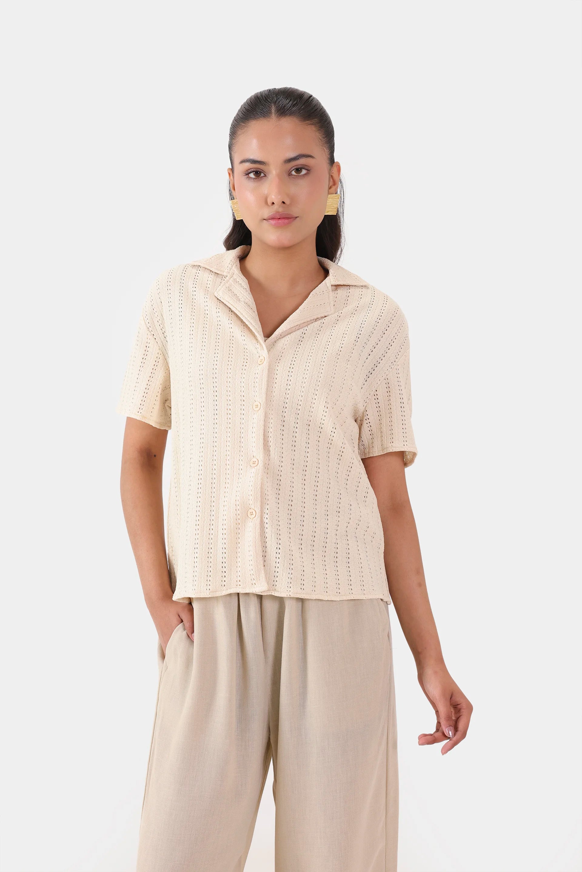 Jacquard Knit Shirt - Cougar Clothing