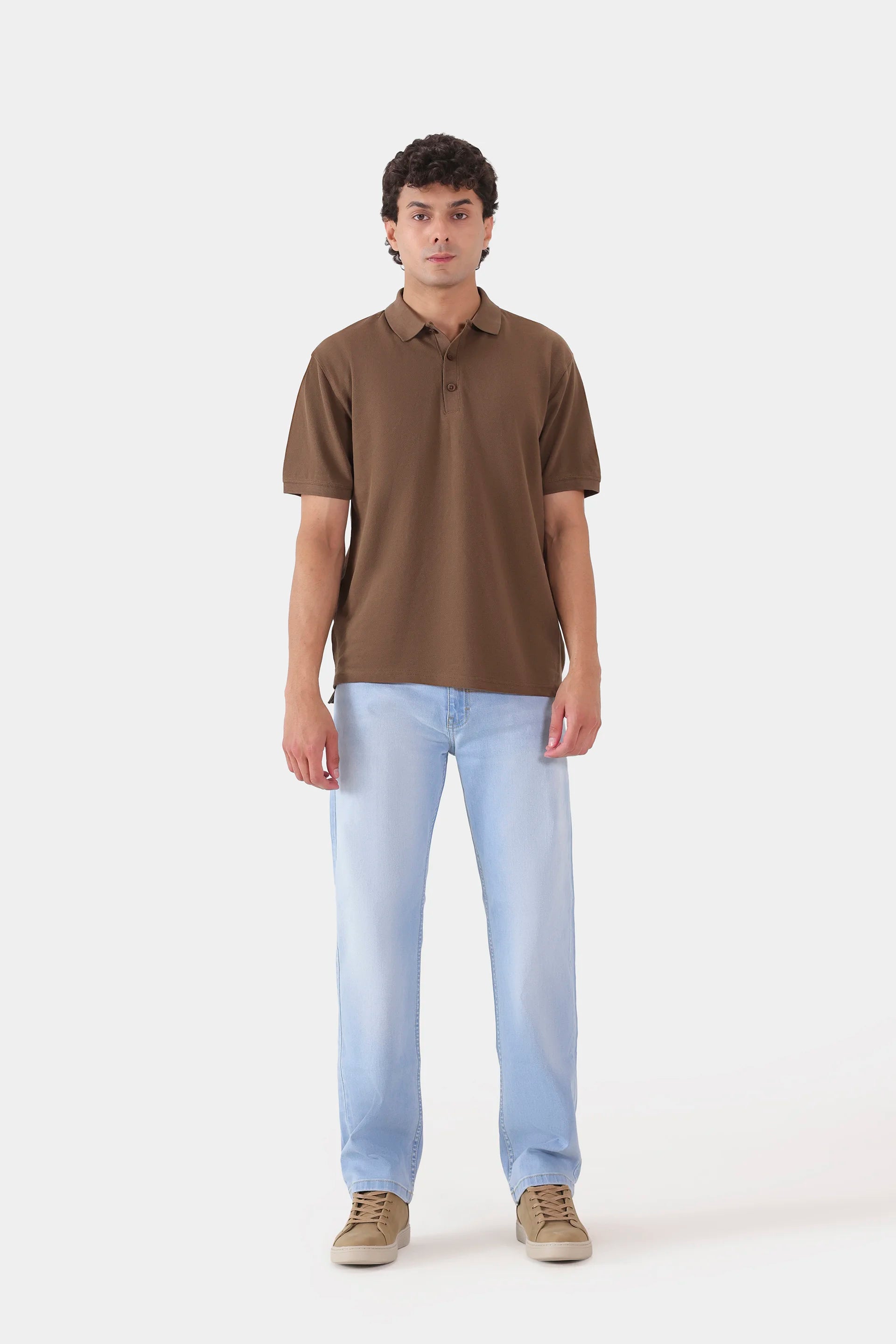 Relaxed Pique Polo - Cougar Clothing