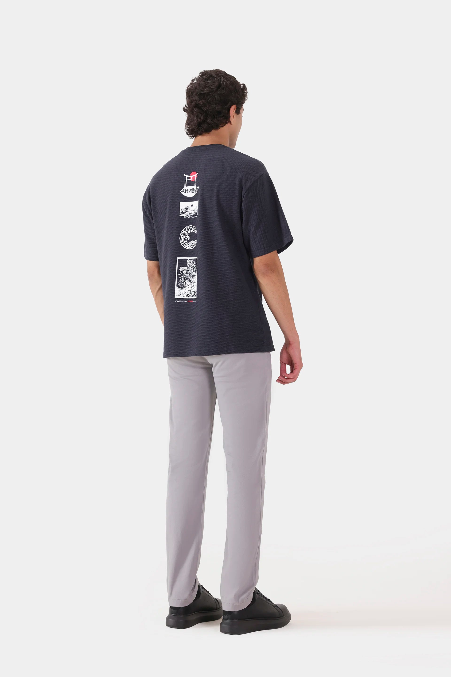 Relaxed Popcorn Knit T-Shirt - Cougar Clothing